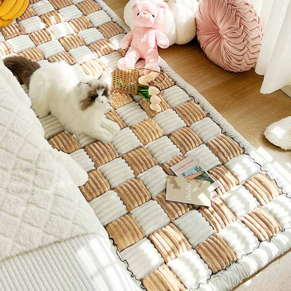 Warm Anti-Slip Dog Bed Mat & Couch Cover - Pet and Family Living