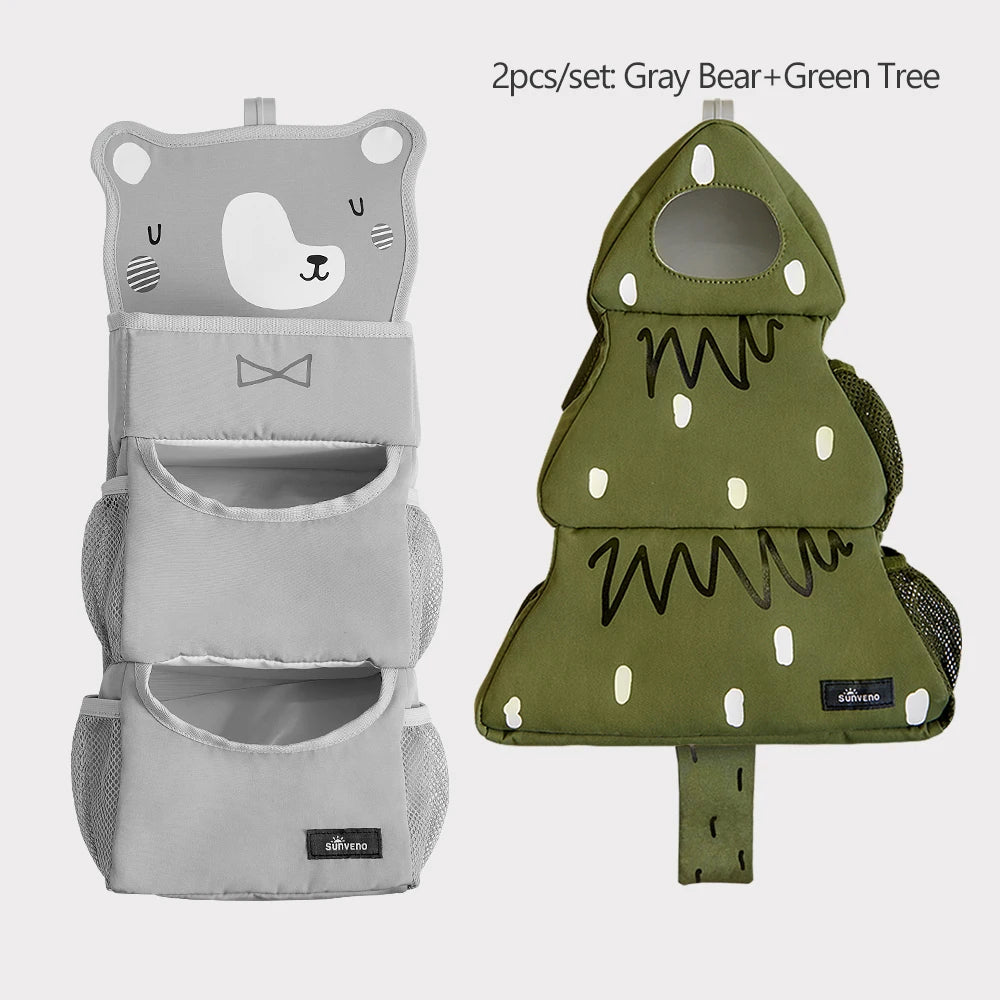 Sunveno Cartoon Baby Crib Hanging Storage Bag - Pet and Family Living