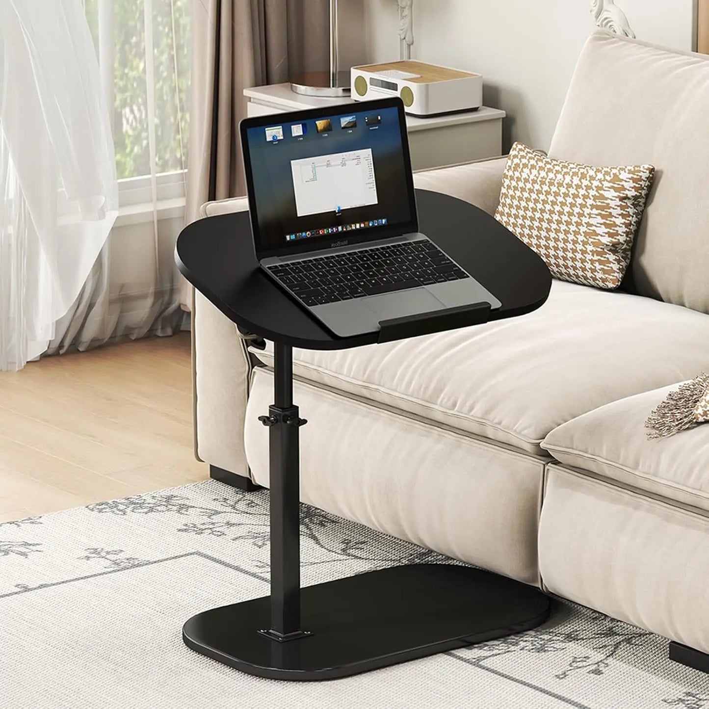 Adjustable Foldable Laptop Desk for Home Office - Pet and Family Living