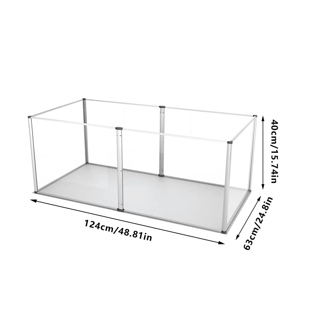 Unique Acrylic Dog Playpen and Pet Whelping Pen - Pet and Family Living