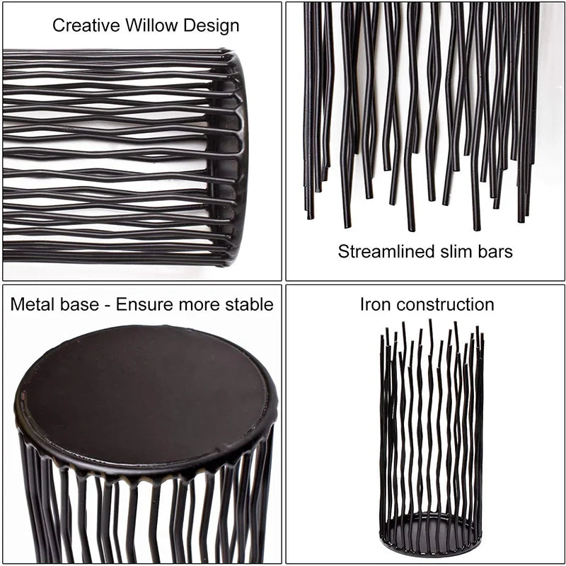 Metal Wire Willow Candle Holders Set of Three - Pet and Family Living