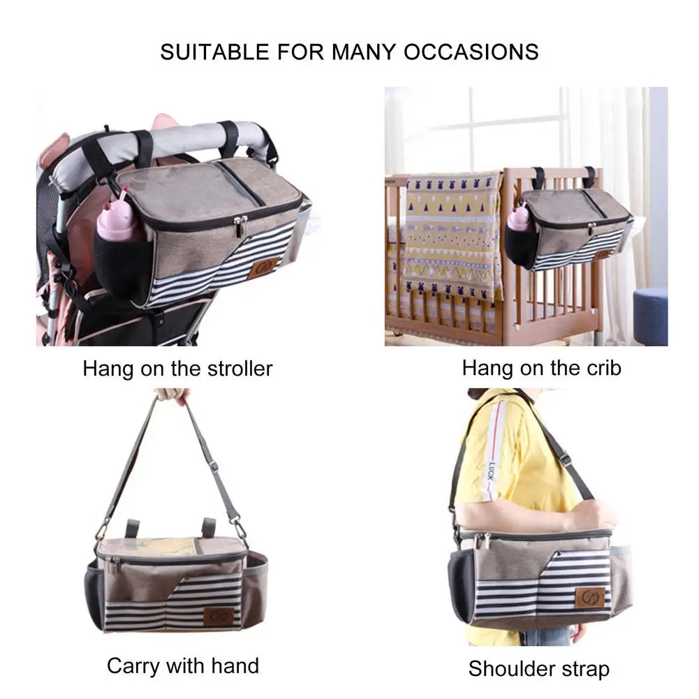 Universal Baby Stroller Organizer with Cup Holder - Pet and Family Living 