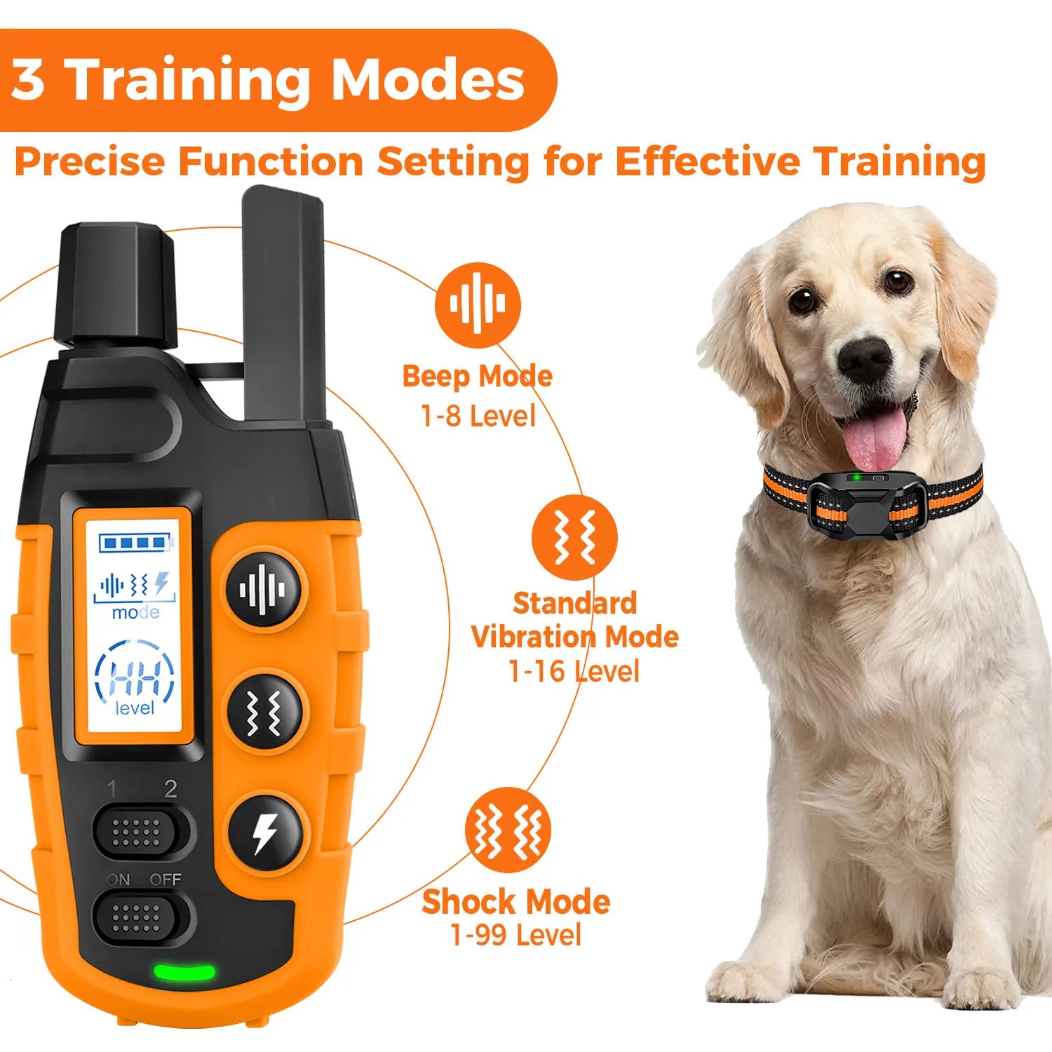 3300Ft Waterproof Electric Dog Training Collar - Pet and Family Living 
