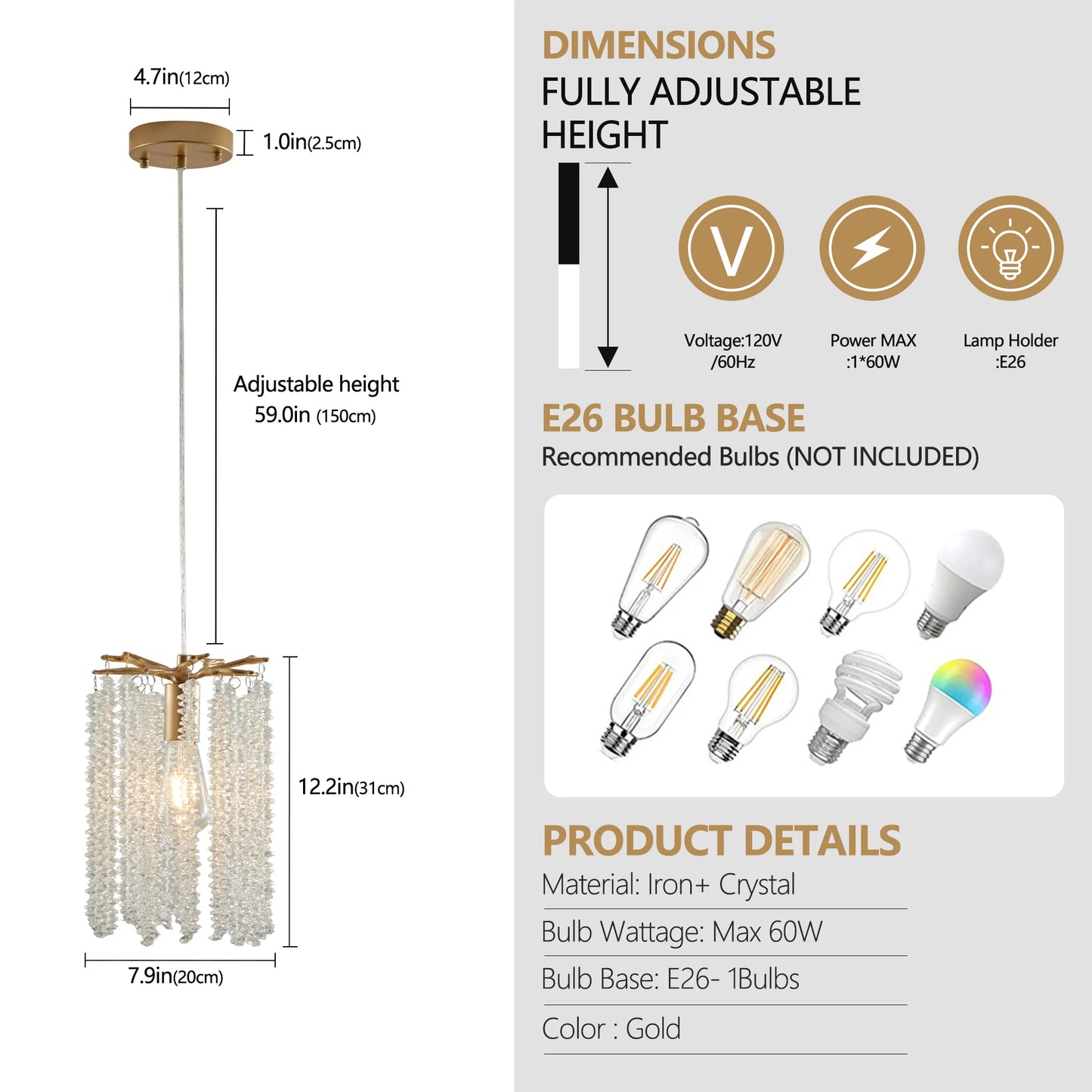 Luxury Crystal Pendant Lights with Elegant Waterfall Design - Pet and Family Living 
