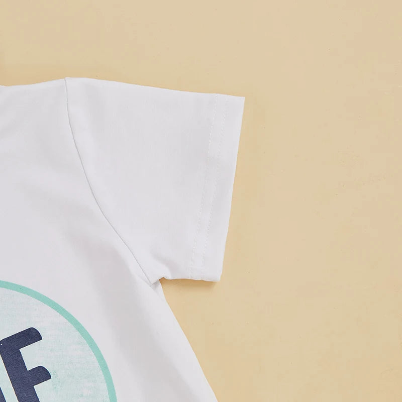 Infant Baby Boy Birthday T-Shirt and Shorts Set - Pet and Family Living 