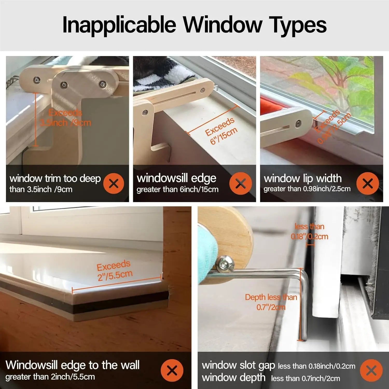 Mewoofun Cat Window Perch Lounge Bed for Cats - Pet and Family Living 