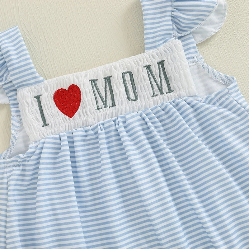 Adorable Infant Floral Print Sleeveless Summer Romper - Pet and Family Living 