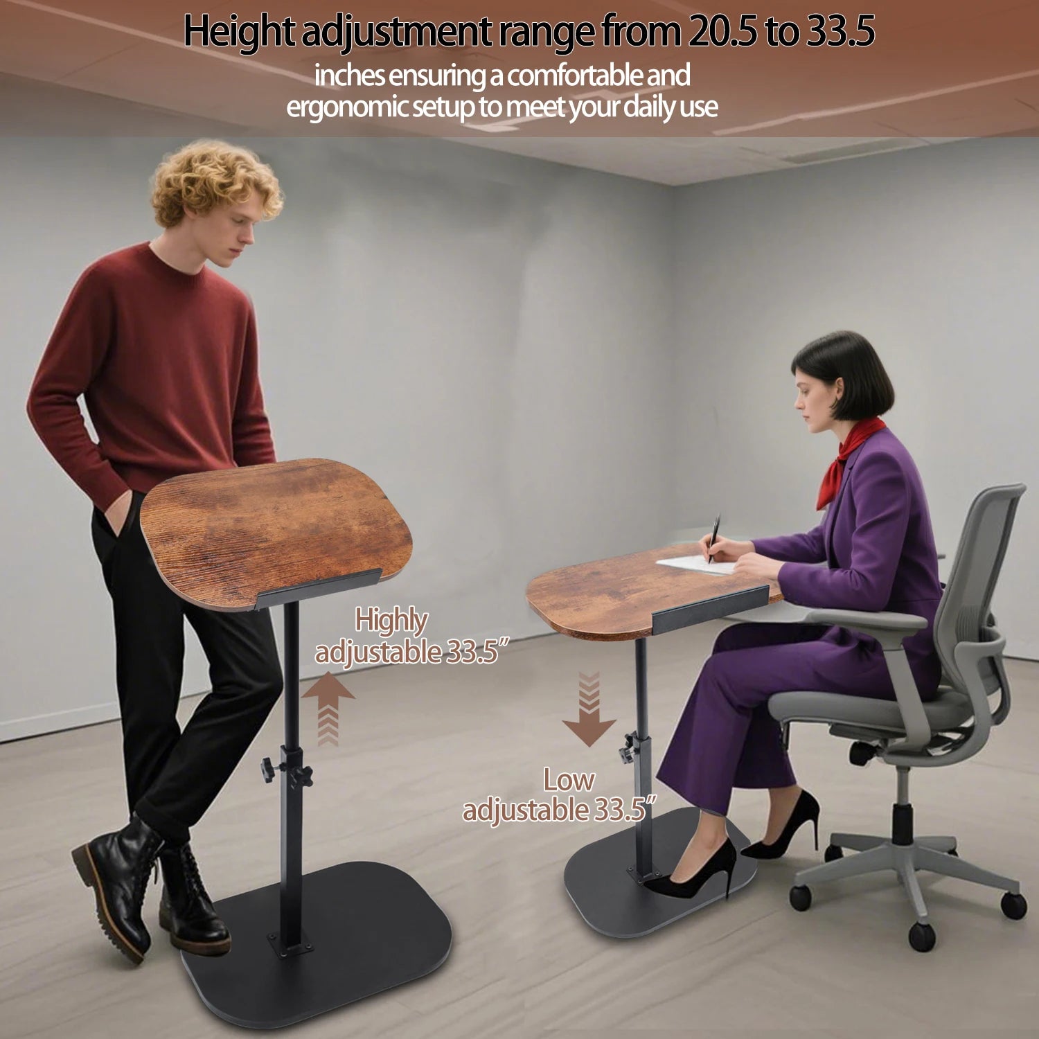 Adjustable Foldable Laptop Desk for Home Office - Pet and Family Living 