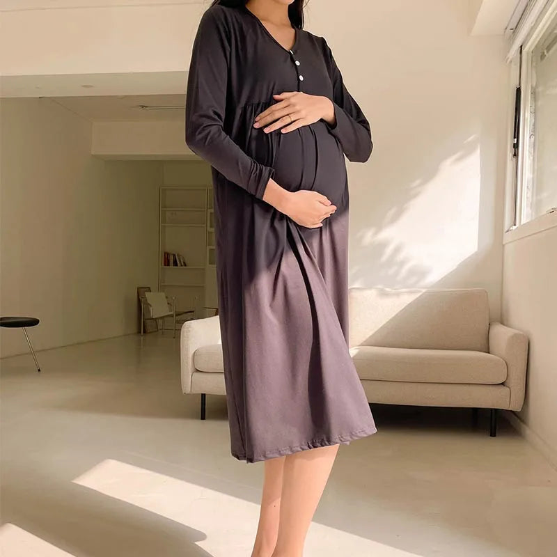 Comfortable Maternity Nightgowns for Breastfeeding Moms - Pet and Family Living 