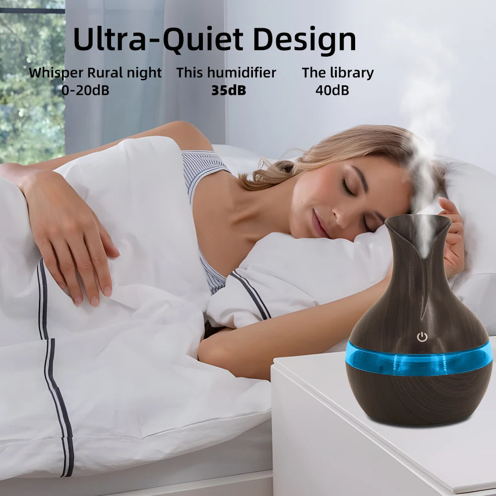 300ml USB Humidifier and Essential Oil Diffuser - Pet and Family Living 