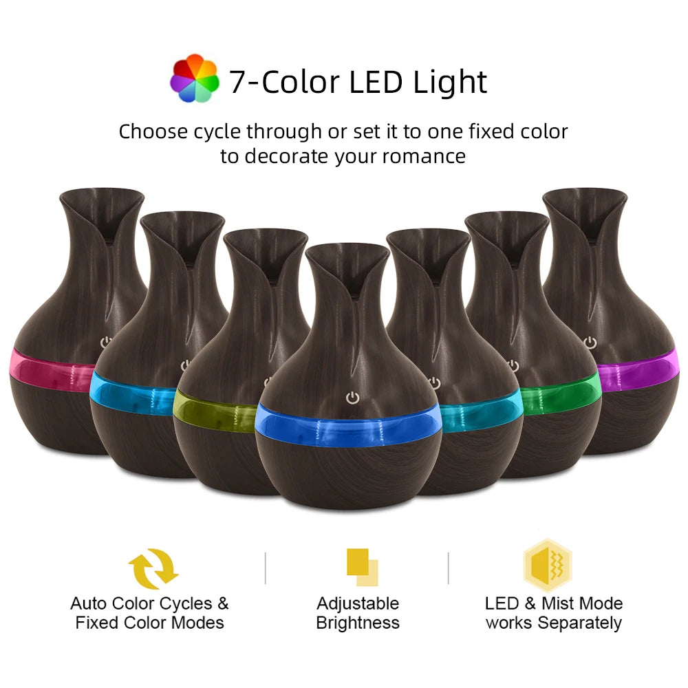 300ml USB Humidifier and Essential Oil Diffuser - Pet and Family Living 