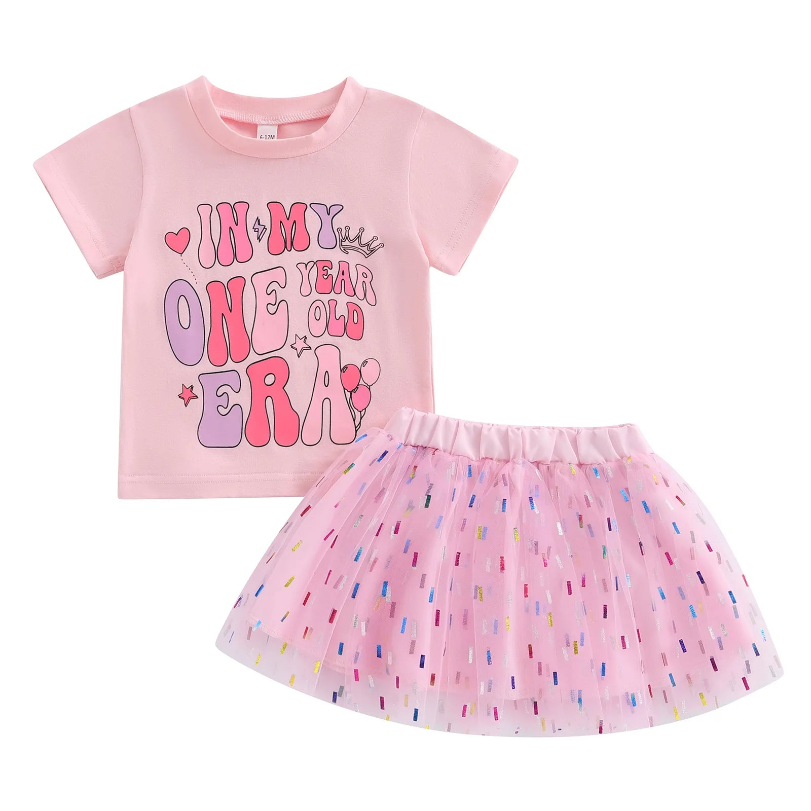 Summer Toddler Girls Birthday Outfit Tutu Skirt Set - Pet and Family Living 