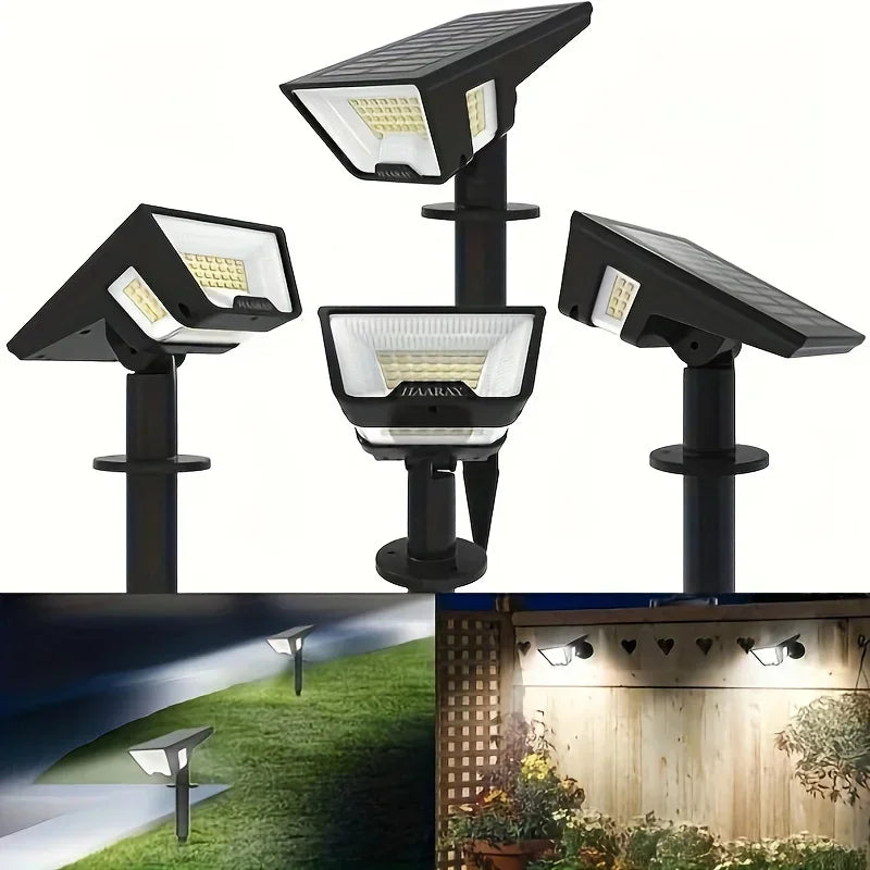 IP66 Waterproof Solar Spotlight Lights for Outdoor Use - Pet and Family Living 