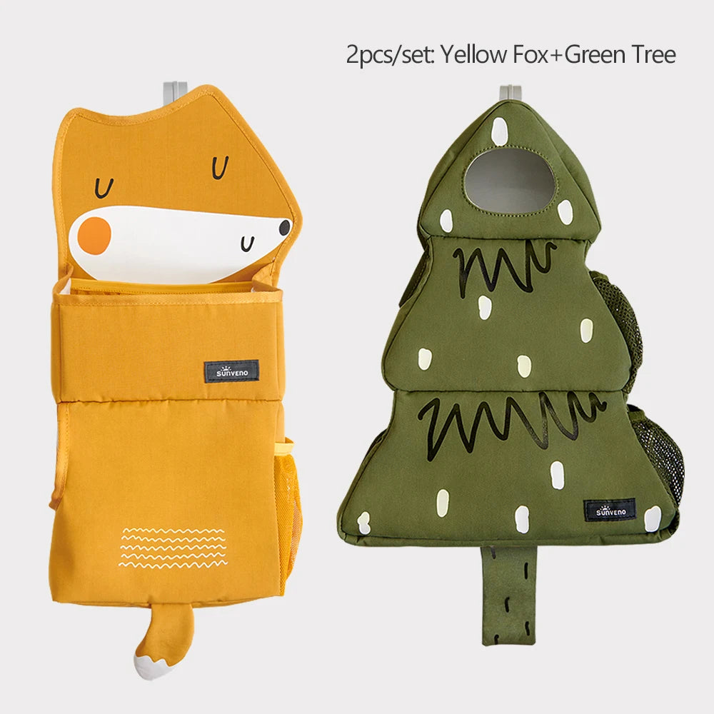 Sunveno Cartoon Baby Crib Hanging Storage Bag - Pet and Family Living 