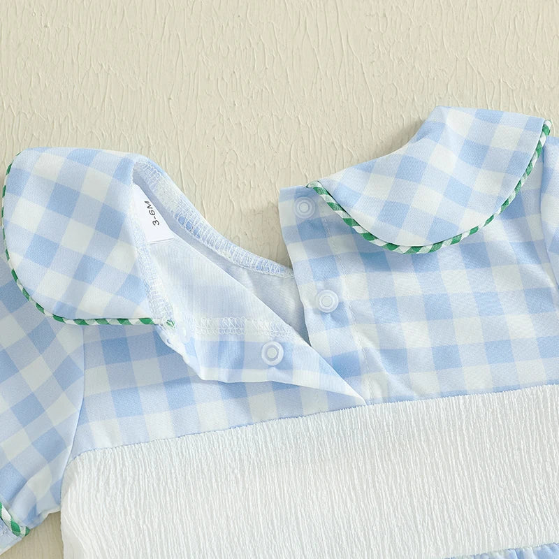 Toddler Boy Casual Romper with Cute Animal Embroidery - Pet and Family Living 