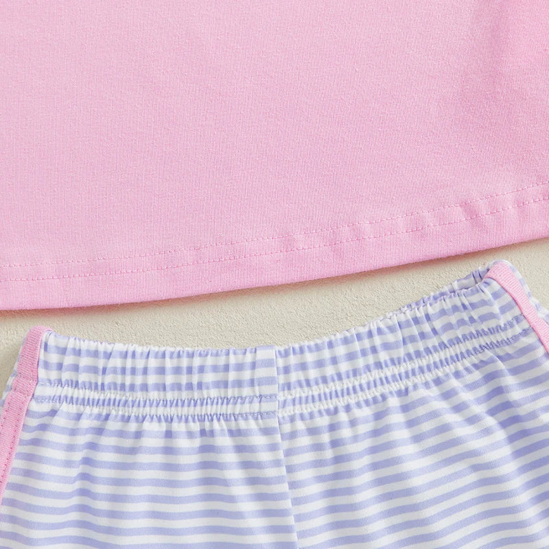 Adorable Baby Girl Floral Ruffle Sleeve Outfit Set - Pet and Family Living 