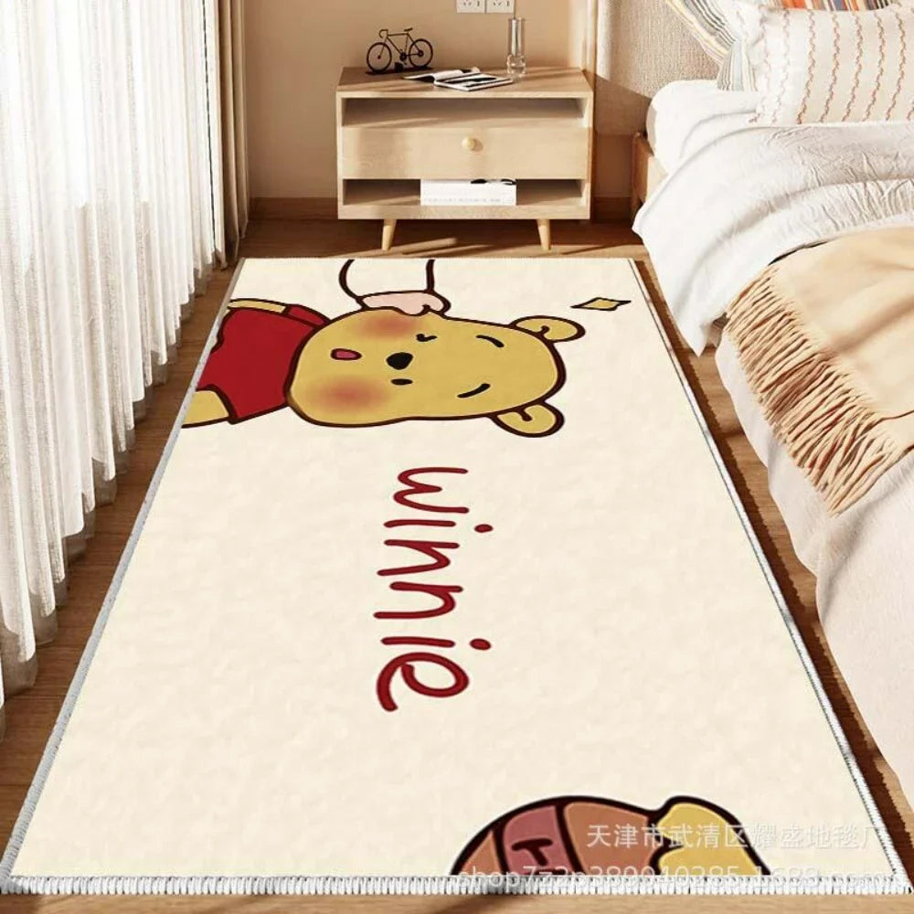 MINISO Cartoon Cute Winnie Bear Nonslip Floor Mat - Pet and Family Living 