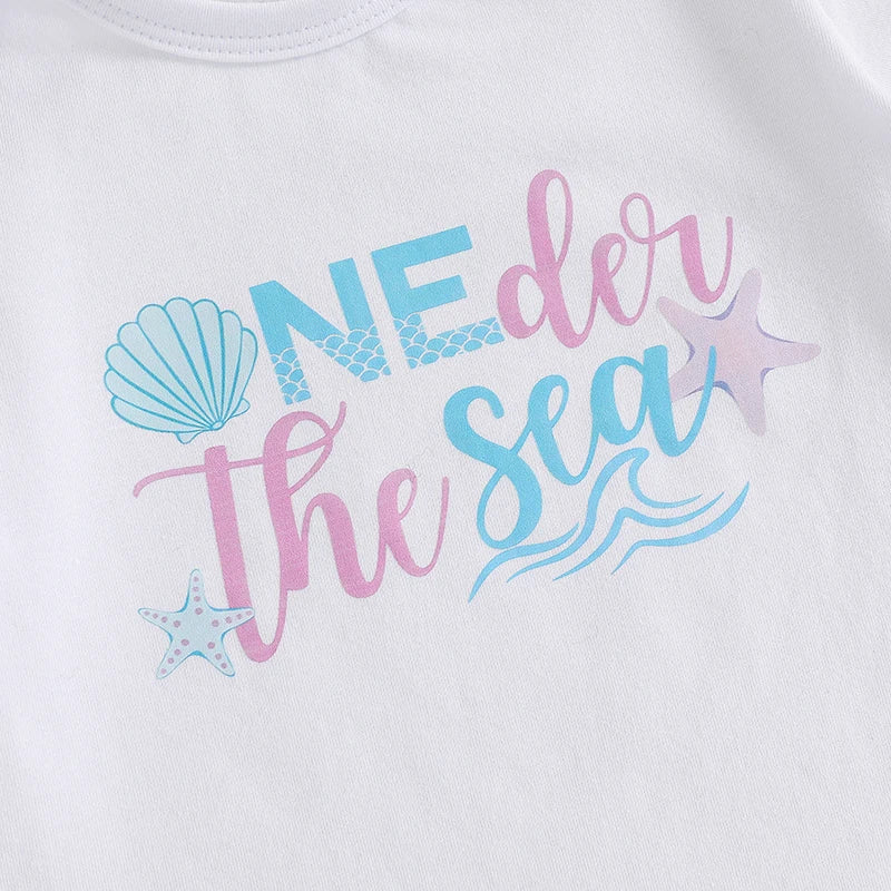 Infant Baby Girl Mermaid Print Outfit Set - Pet and Family Living 