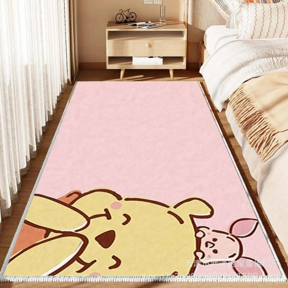 MINISO Cartoon Cute Winnie Bear Nonslip Floor Mat - Pet and Family Living 