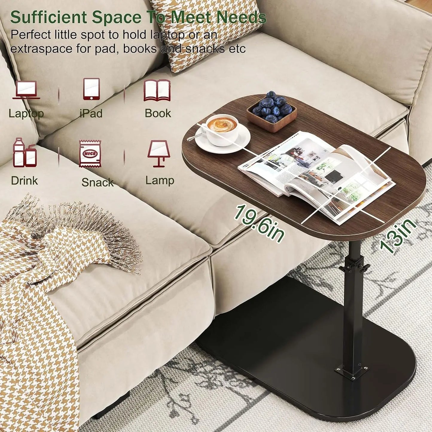 Adjustable Foldable Laptop Desk for Home Office - Pet and Family Living 