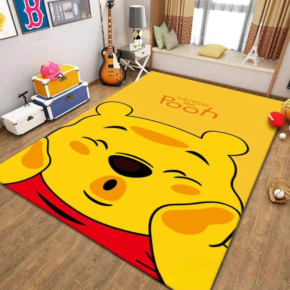 MINISO Cartoon Cute Winnie Bear Nonslip Floor Mat - Pet and Family Living 