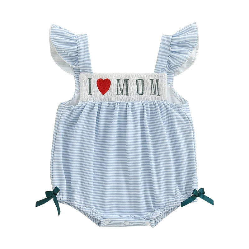 Adorable Infant Floral Print Sleeveless Summer Romper - Pet and Family Living 