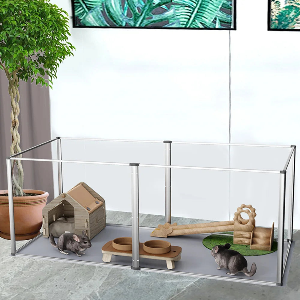 Unique Acrylic Dog Playpen and Pet Whelping Pen - Pet and Family Living 