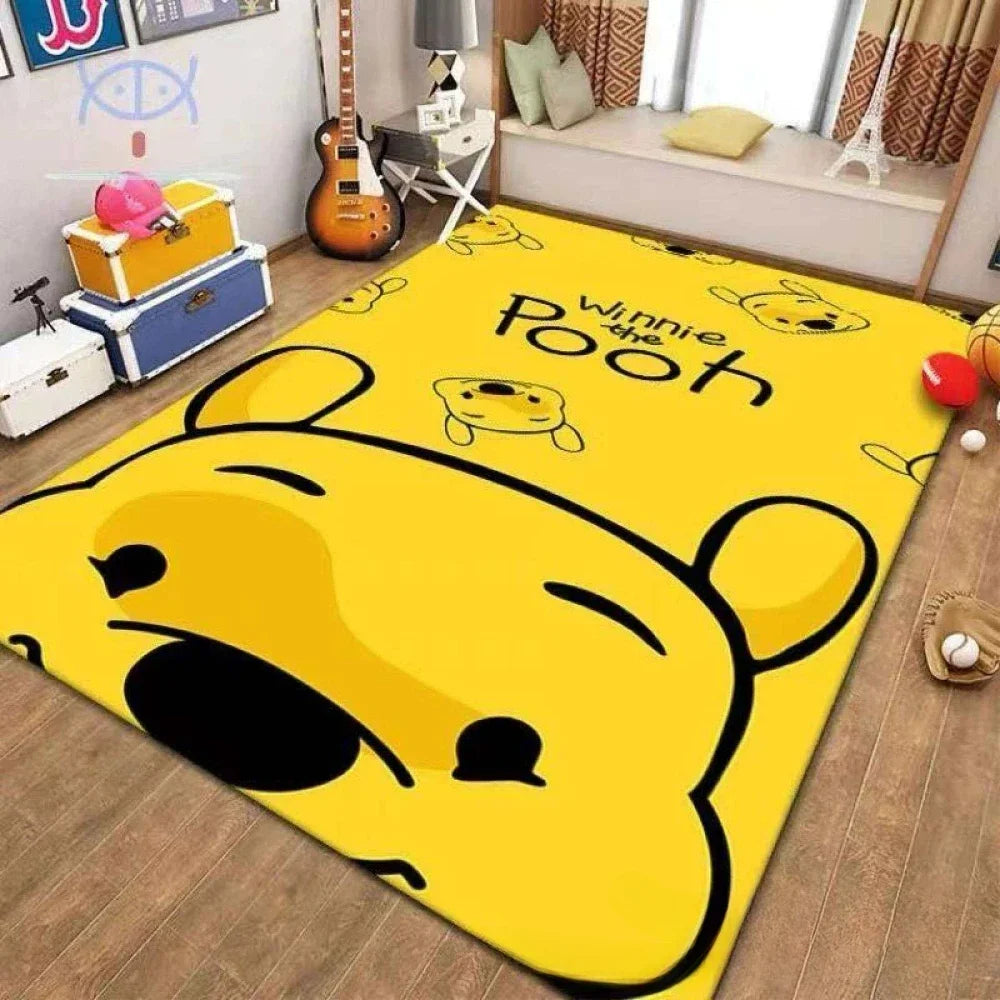 MINISO Cartoon Cute Winnie Bear Nonslip Floor Mat - Pet and Family Living 