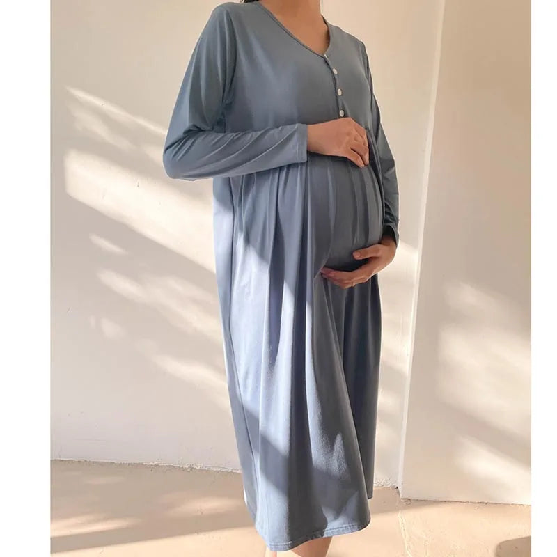 Comfortable Maternity Nightgowns for Breastfeeding Moms - Pet and Family Living 