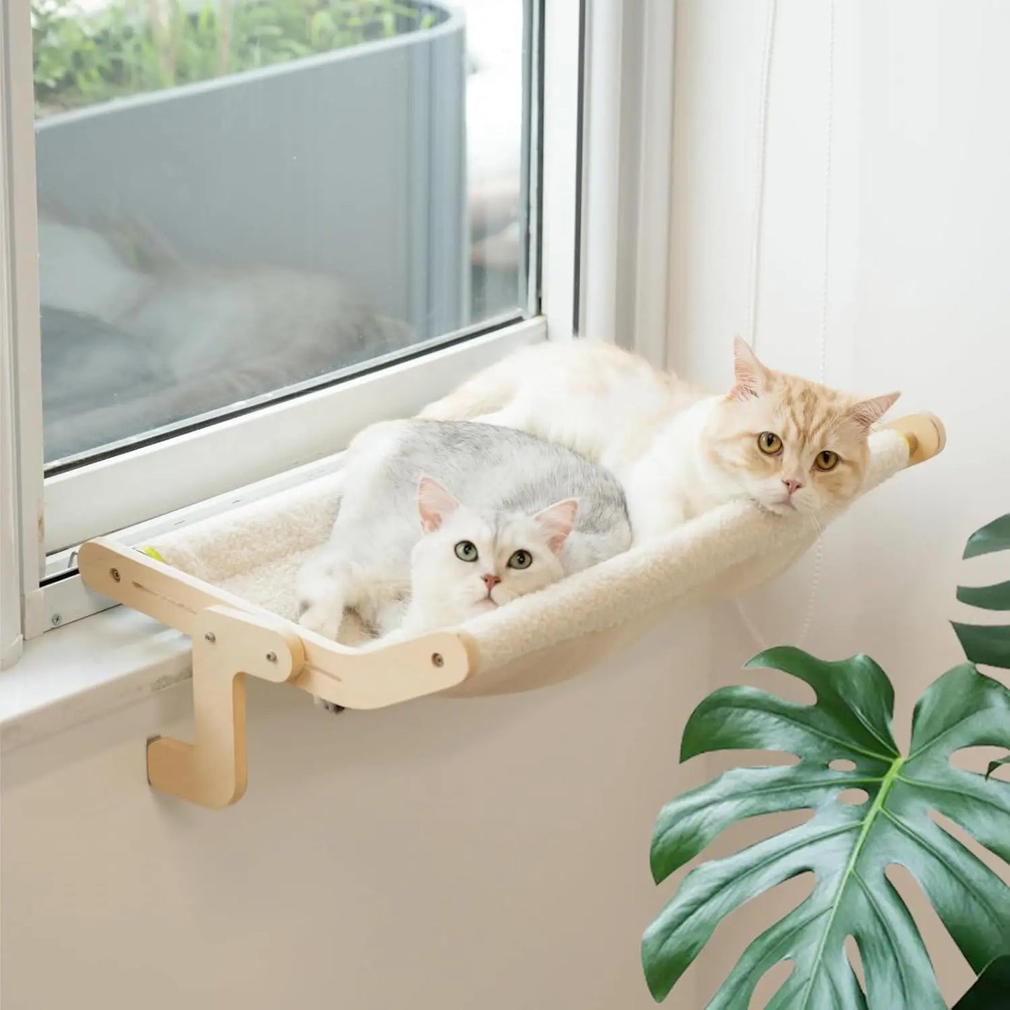 Mewoofun Cat Window Perch Lounge Bed for Cats - Pet and Family Living 