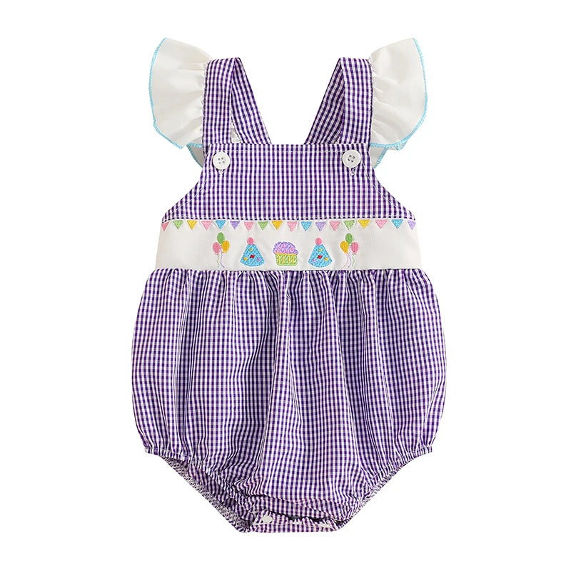 Toddler Girls Floral Print Ruffle Romper and Headband Set - Pet and Family Living 