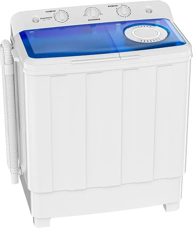 Portable Washing Machine 28lbs Twin Tub Compact Combo - Pet and Family Living 