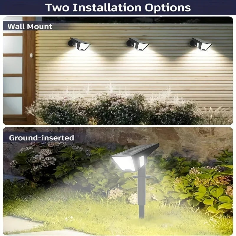 IP66 Waterproof Solar Spotlight Lights for Outdoor Use - Pet and Family Living 