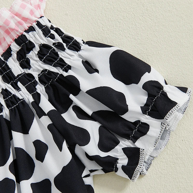 Girls Summer Outfit Leopard Print Top and Denim Shorts Set - Pet and Family Living 