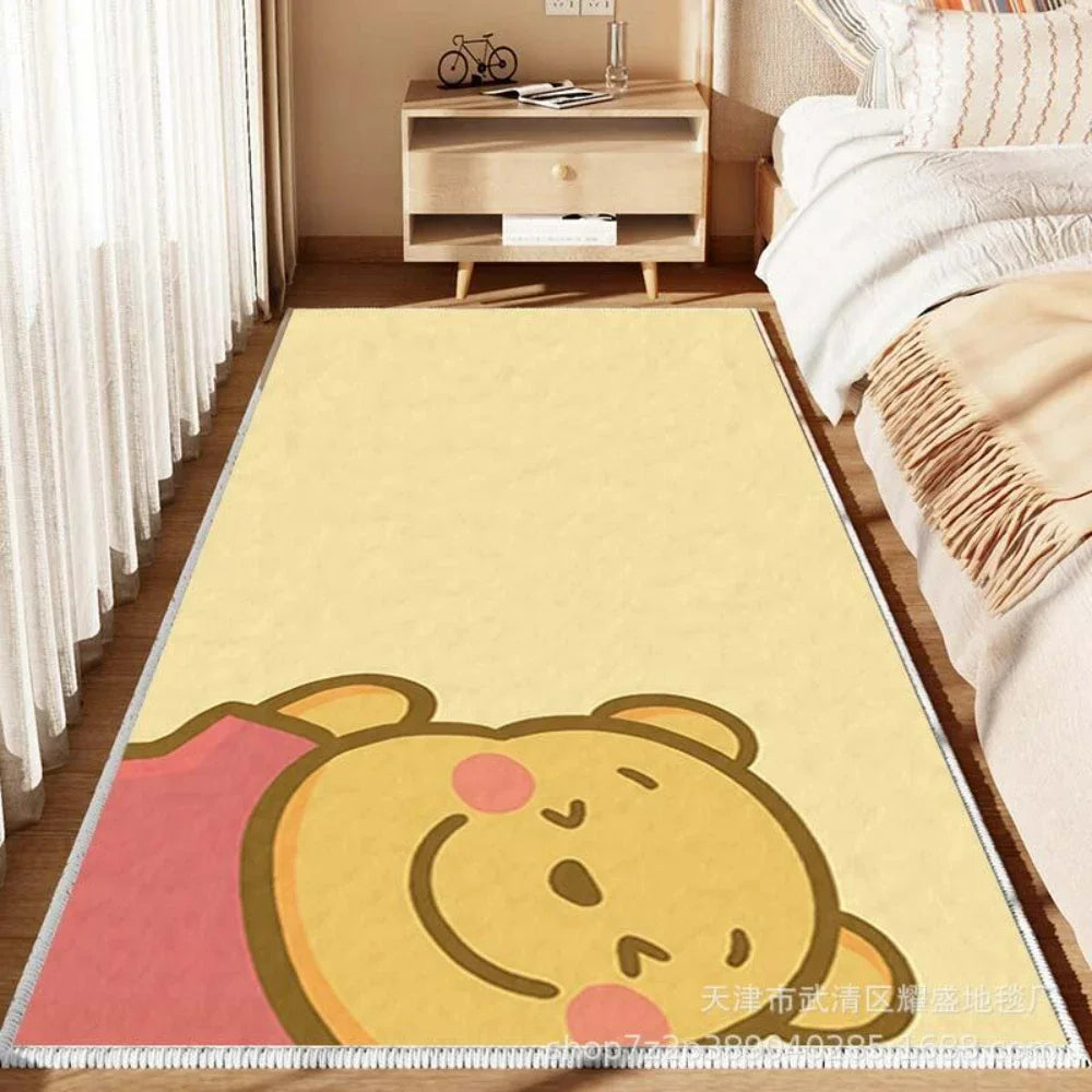 MINISO Cartoon Cute Winnie Bear Nonslip Floor Mat - Pet and Family Living 